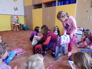 Návtěva prvňáčků ve školce